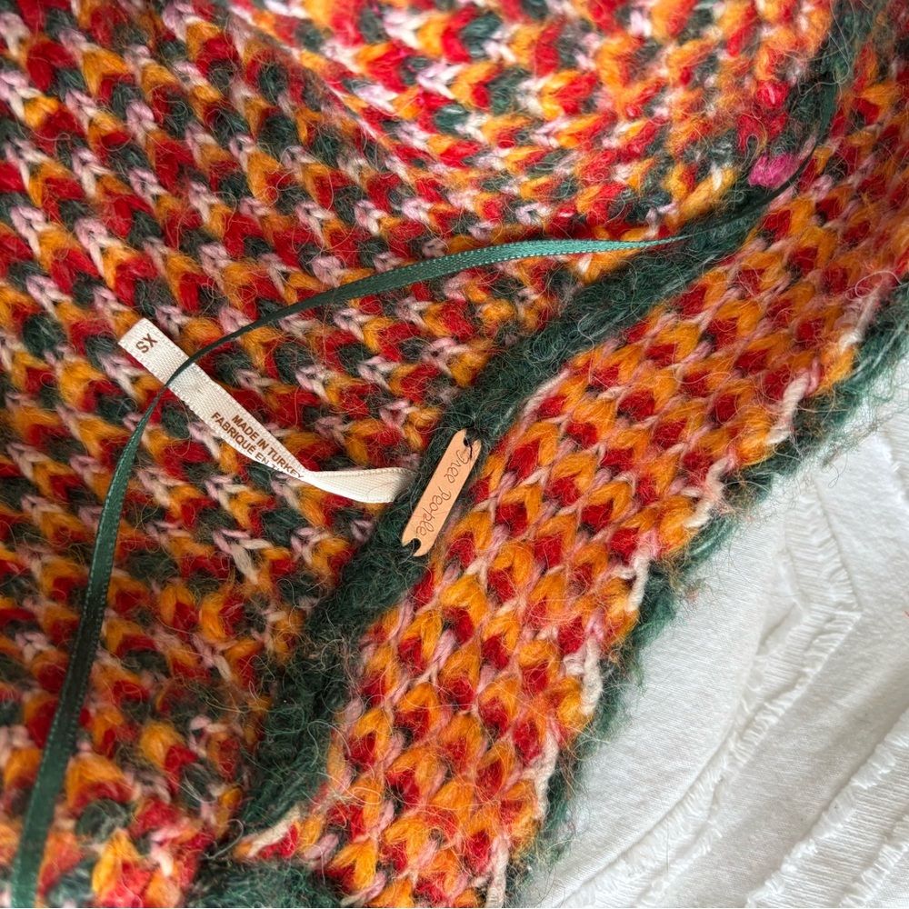 Free people Multicolor Floral Knit Cardigan - Picture 4 of 4